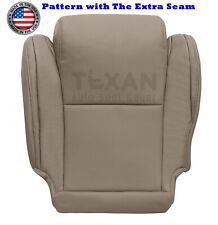 For 2008 - 2014 Toyota Sequoia Platinum Driver Bottom Leather Seat Cover Tan picture