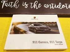 ⭕️ 2017 PORSCHE 911 CARRERA 911 S 4 4S TARGA OWNERS MANUAL ONLY COUPE CABRIOLET picture