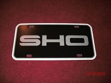FORD TAURUS SHO BLACK SILVER LOGO LICENSE PLATE picture