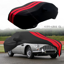 Red/Black Indoor Car Cover Stain Stretch Dustproof For Aston Martin V8 picture