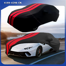 Red/Black Indoor Car Cover Stain Stretch Dustproof For Lamborghini Huracan picture