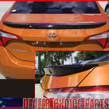 For 2014-2017 2018 2019 TOYOTA Corolla Factory Style Spoiler PAINTED GLOSS BLACK picture