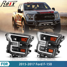 For 2015-2017 Ford F150 Headlights 17-20 F-150 Raptor LED DRL Projector Lamps picture