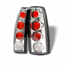 Spyder For Chevy R2500 1989 Euro Style Tail Lights Chrome picture