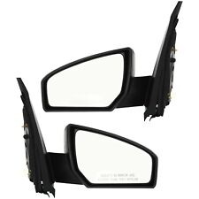 Black Power Side View Door Mirrors Left/Right Pair Set for 07-12 Nissan Sentra picture