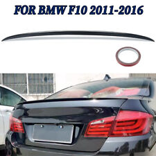 M5 Style Rear Trunk Spoiler Wing Lip For BMW 5 Series F10 2011-2016 Glossy Black picture