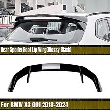 Vivid Black Rear Trunk Spoiler Lip Wing Roof Lid Fit For BMW X3 G01 2018-2024 19 picture