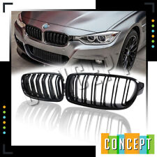 For 2012-2018 BMW F30 320i 328i 328d 330e 335i Gloss Black Front Kidney Grille   picture