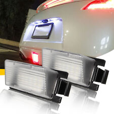 For 03-15 GTR 370Z 350Z G35 G37 Q60 Q40 2X 18-LED License Plate Tag Lights 6000K picture