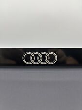Audi RS4 RS6 RS8 R8 Gloss Black Laser Engraved License Plate Frame (LIMITED) picture