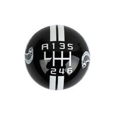 For Ford Mustang Shelby GT500 Stick Shift Knob 6 Speed-L Lever Resin Black-White picture