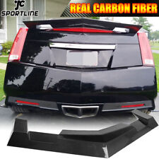 Fits Cadillac CTS Coupe 2011-2014 Rear Trunk Spoiler Boot Wing Lip REAL CARBON picture