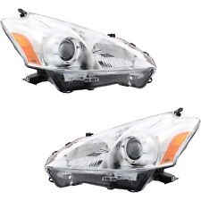 Headlight Assembly Set For 2012 2013 2014 Toyota Prius V Left and Right Halogen picture