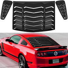 Rear & Side Window Louvers Sun shade Scoop Cover for Ford Mustang 2005-2014 picture