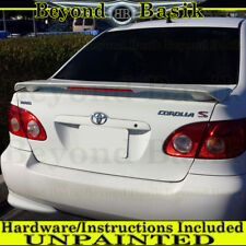 For 2003 04 05 06 07 2008 TOYOTA COROLLA Factory Style Spoiler w/LED UNPAINTED picture