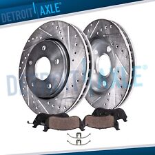 320mm Front Drilled Rotors Brake Pads for Audi A4 A7 Quattro A5 A6 AllRoad Q5 picture