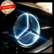 Front Grille LED Emblem Fit for Mercedes Benz W205 Illuminated Chrome Star Badge picture