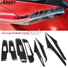 For Lexus IS300 IS350 IS500 F SPORT 21+ Carbon Front Rear Door Button Panel Sets picture
