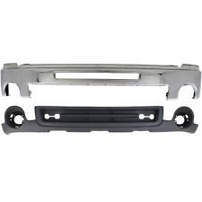 Front Bumper Kit For 2007-10 GMC Sierra 2500 HD Chrome Steel with Towing Package picture