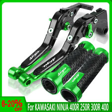 For KAWASAKI NINJA 400R 250R 300R 400 Handlebar Grips Brake Clutch Levers Sets picture