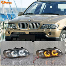 For BMW X5 E53 2000 - 2006 Concept M4 Iconic Style LED Angel Eyes Kit Halo Rings picture