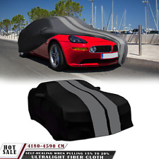 For BMW Z8 Black/Grey Full Car Cover Satin Stretch Indoor Dust Proof A+ picture