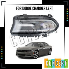 For 2015 2016 2017 2018 Dodge Charger Halogen Projector Headlight Left / Driver picture