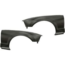 Fender Set For 2005-2009 Ford Mustang Front Primed w/ Molding Holes Pair CAPA picture