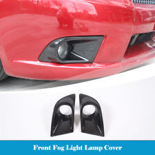 Carbon ABS Front Fog Light Lamp Cover Trim Bezel For Mitsubishi Eclipse 2006-11 picture