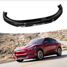For 2021 2022 Mustang Mach-E Four-part Front Lip Spoiler Glossy Black picture