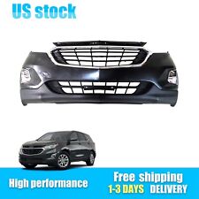 New Front Bumper Cover Bracket Grille Fog Lights Kit For 18-21 Chevrolet Equinox picture
