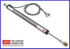 Linear Potentiometer Position Travel Sensor with Rod End Joints, 0 to 8