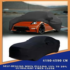 For NISSAN 370Z 350Z Black Full Car Cover Satin Stretch Dustproof INDOOR Garage picture