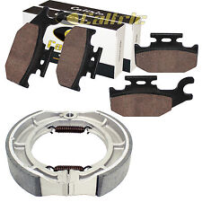 for Suzuki LTA400F LT-A400F King Quad 08-18 Front Brake Pads & Rear Brake Shoes picture