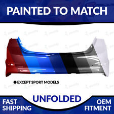NEW Painted Unfolded Rear Bumper For 2017 2018 Hyundai Elantra Non-Sport Sedan picture