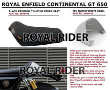 Royal Enfield Continental GT 650 Single Touring Rider Seat with White Cowl picture