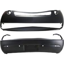 68109836AB, 68144509AA New Set of 2 Bumper Covers Fascias Front & Rear Pair picture