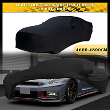 For NISSAN GT-R Indoor Black Dustproof Stain Stretch Full Car Cover picture