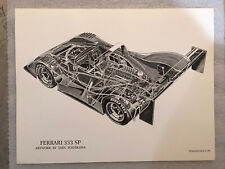 Ferrari 333 SP Cutaway - S.Yoshikawa Rare Stunning Car Poster Own It picture