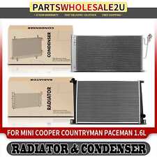 Radiator & AC Condenser Cooling Kit for Mini Cooper Cooper Countryman L4 1.6L picture