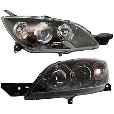 Headlight Set For 2004-2009 Mazda 3 Hatchback Left and Right 2Pc picture