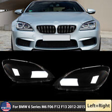For BMW 6 Series M6 F06 F12 F13 640i 650i Front Headlight Lens Cover Shell Clear picture