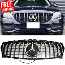 GTR Grille For Mercedes Benz W117 CLA200 CLA250 Front Grill W/Led Star 2013-2019 picture