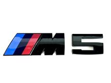 Fit For BMW M5 Gloss Black Style Rear Trunk Emblem Badge M Sticker picture