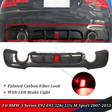 Carbon Fiber Rear Bumper Diffuser for BMW E92 E93 328i 335i M Sport 2007-2013 picture