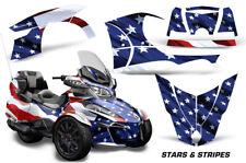 Full Trim Graphics Kit Decal For Can-Am Spyder RT-S 2014-19 Stars N Stripes picture