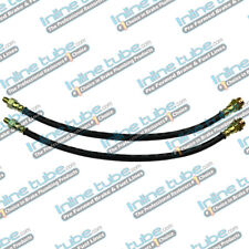 65-66 Mustang Gt Shelby Front Disc Brake Rubber Flex Hose Line Dot H010 2Pc picture