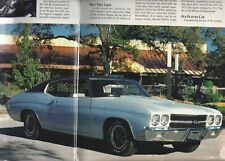 1970 CHEVROLET CHEVELLE SS 454 7 PG COLOR Article picture