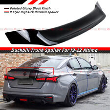 FOR 2019-2024 NISSAN ALTIMA R STYLE GLOSS BLACK HIGH KICK DUCKBILL TRUNK SPOILER picture
