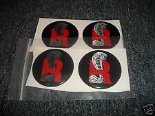 FORD MUSTANG SVT COBRA R SNAKE WHEEL CAP DECALS EMBLEMS 2 1/2 INCH SET OF 4 NEW picture